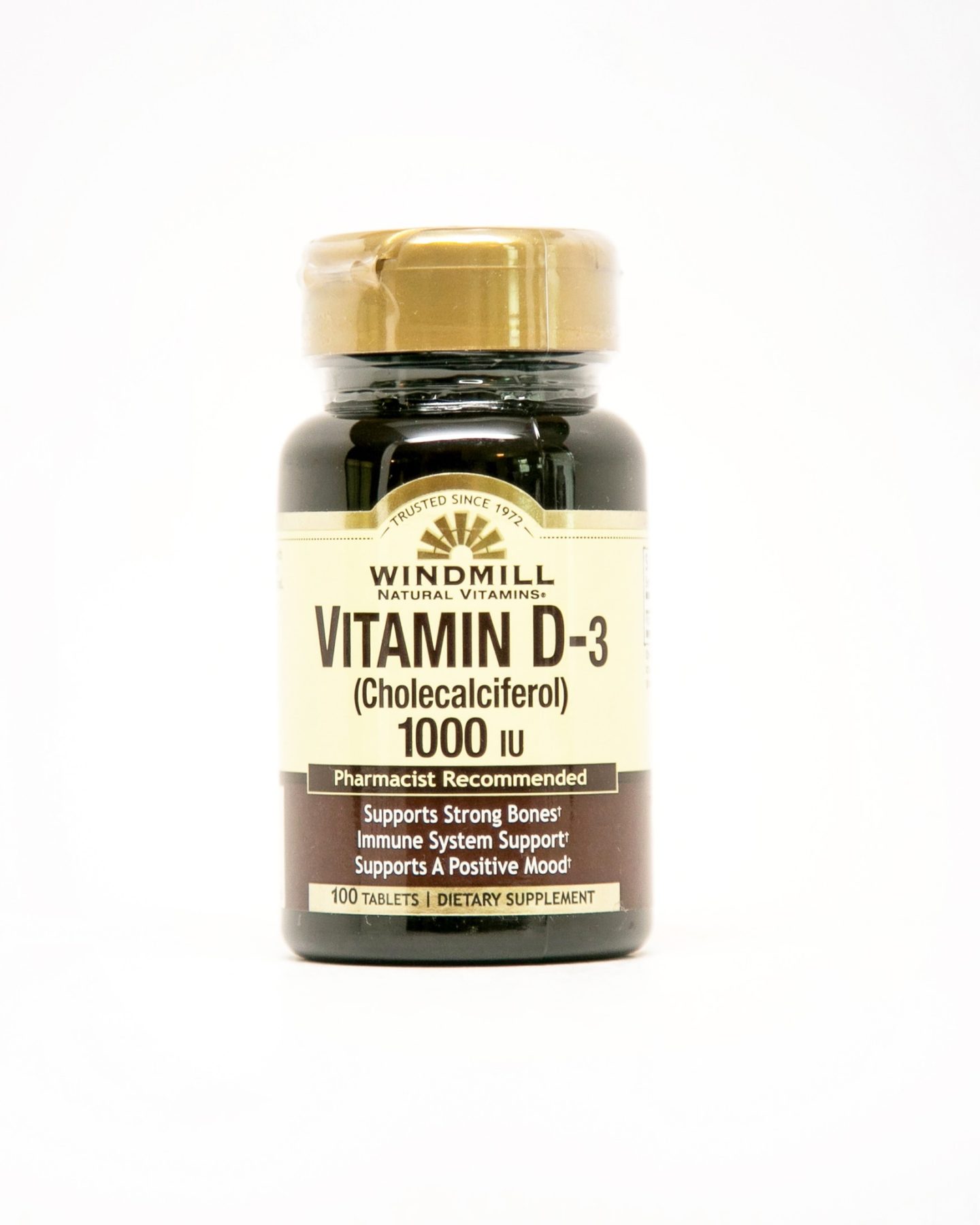 Windmill Natural Vitamins Vitamin D-3 1000 IU - Advanced Family Medicine