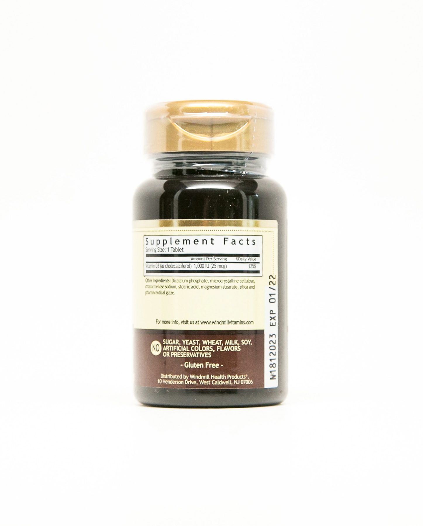 Windmill Natural Vitamins Vitamin D3 1000 IU Advanced Family Medicine